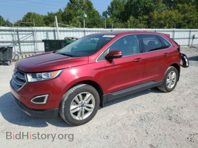 2016 Ford EDGE SEL, red — VIN 2FMPK4J85GBC65683, Copart
