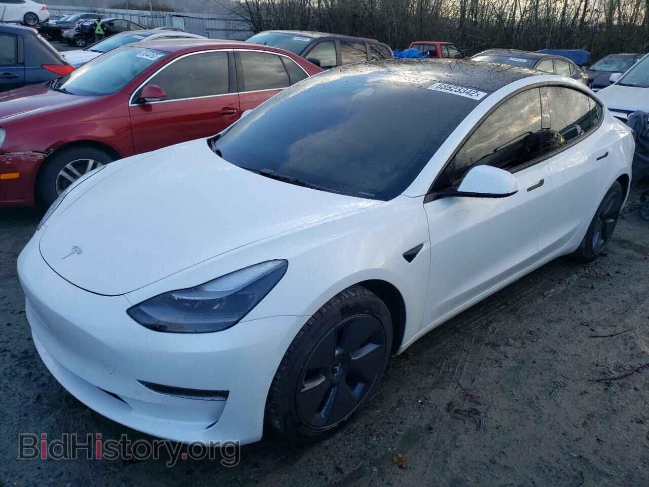 Фотография 5YJ3E1EB5NF222167 - TESLA MODEL 3 2022