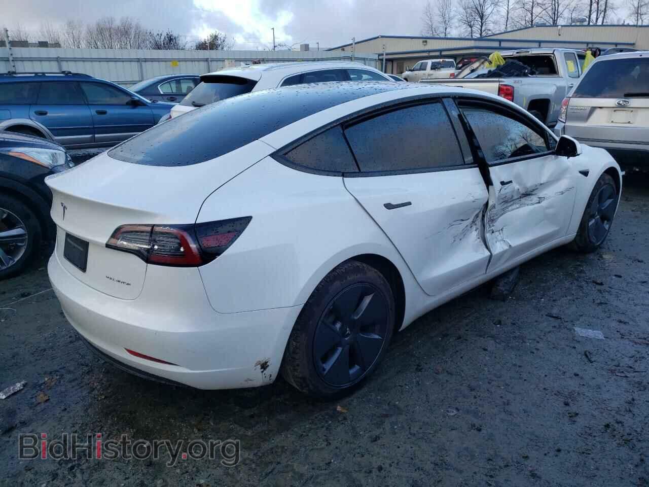 2022 TESLA MODEL 3 - VIN: 5YJ3E1EB5NF222167 - Фото 3
