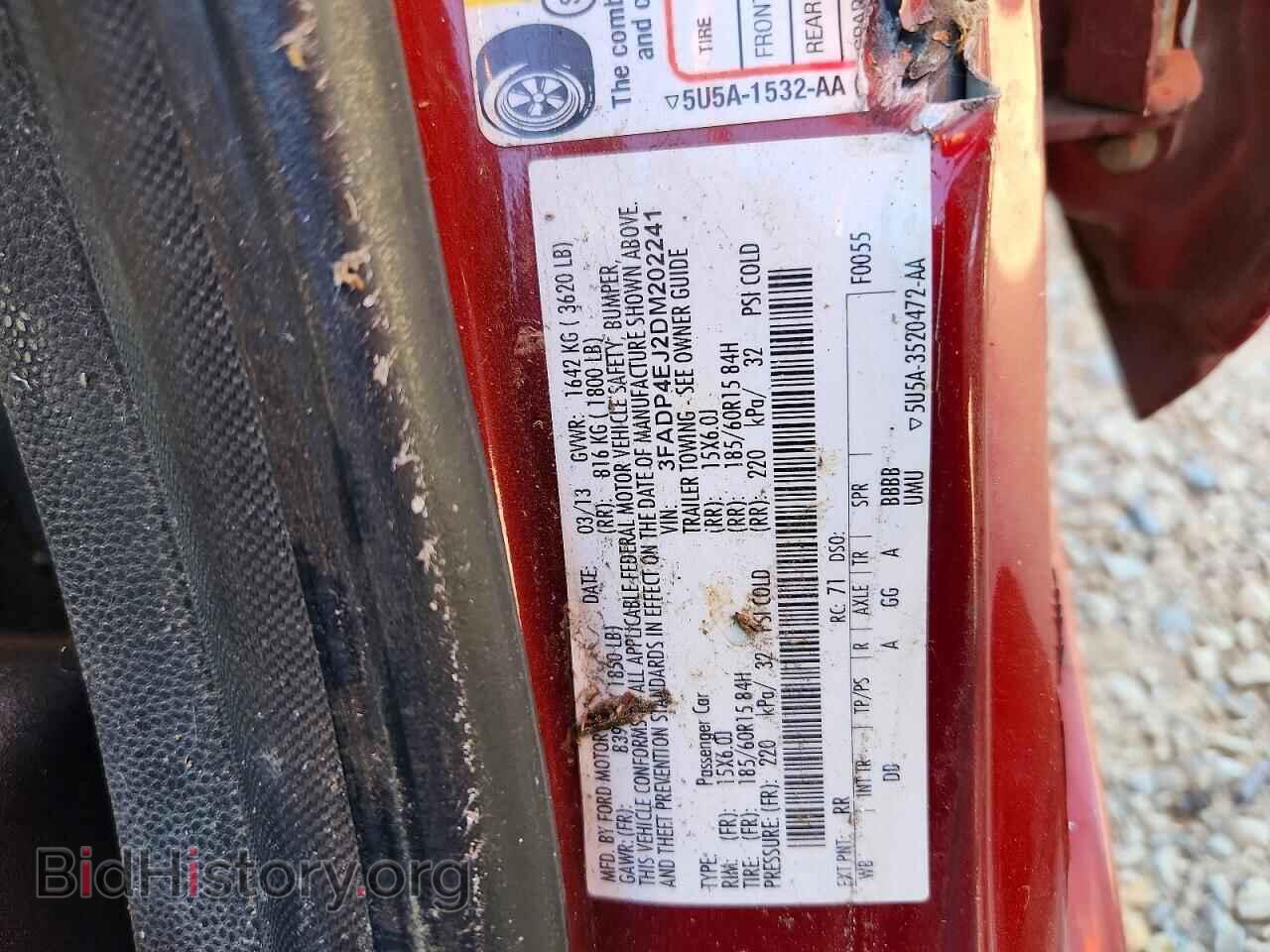 2013 FORD FIESTA - VIN: 3FADP4EJ2DM202241 - Photo 12