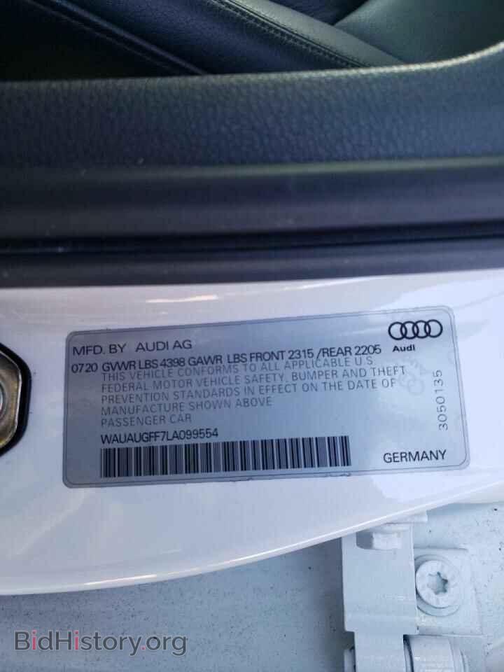 2020 AUDI A3 - VIN: WAUAUGFF7LA099554 - Фото 10