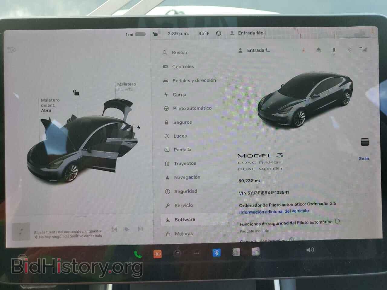 2018 TESLA MODEL 3 - VIN: 5YJ3E1EBXJF132541 - Photo 9