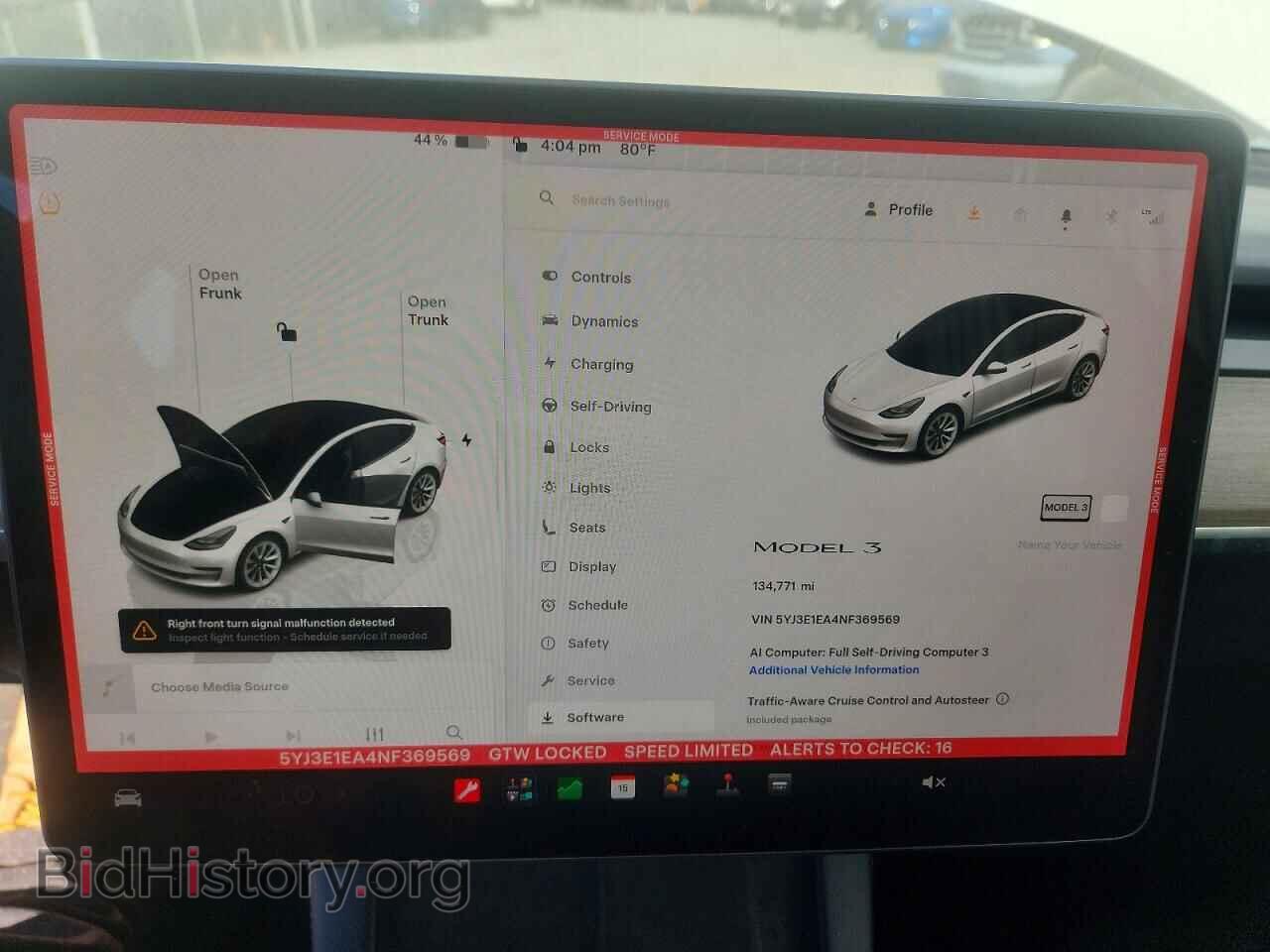 2022 TESLA MODEL 3 - VIN: 5YJ3E1EA4NF369569 - Photo 9