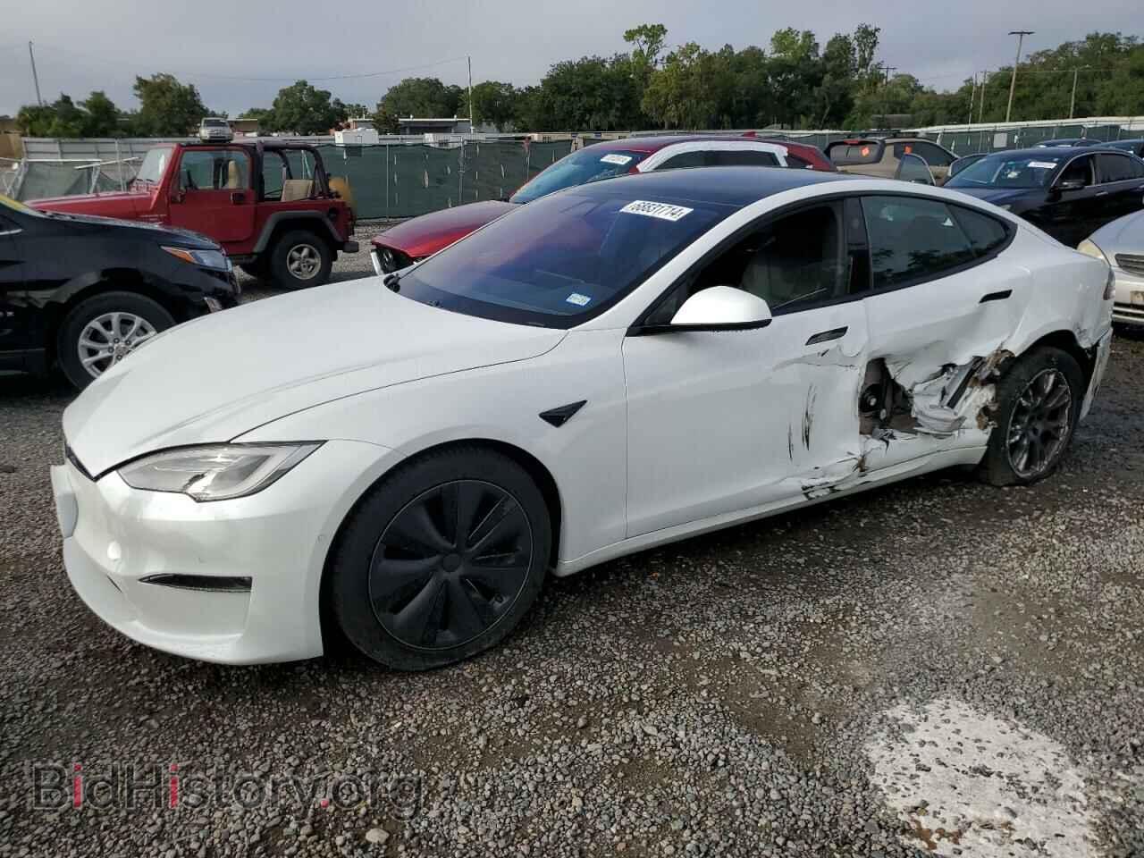 Фотография 5YJSA1E57NF458854 - TESLA MODEL S 2022