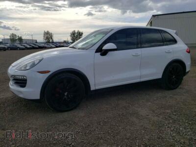 2013 Porsche CAYENNE S, белый — VIN WP1AB2A26DLA84810, Copart