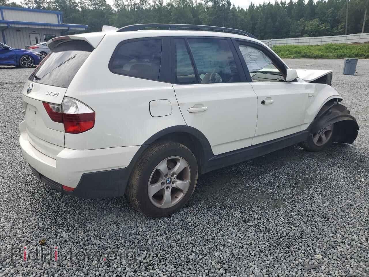 2007 BMW X3 - VIN: WBXPC93467WF00931 - Фото 3