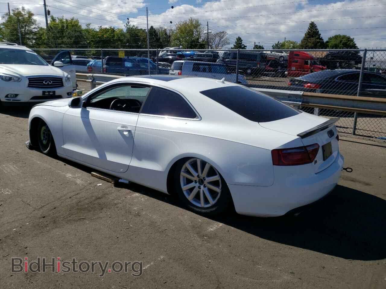 2012 AUDI A5 - VIN: WAUCFAFR1CA001290 - Фото 2