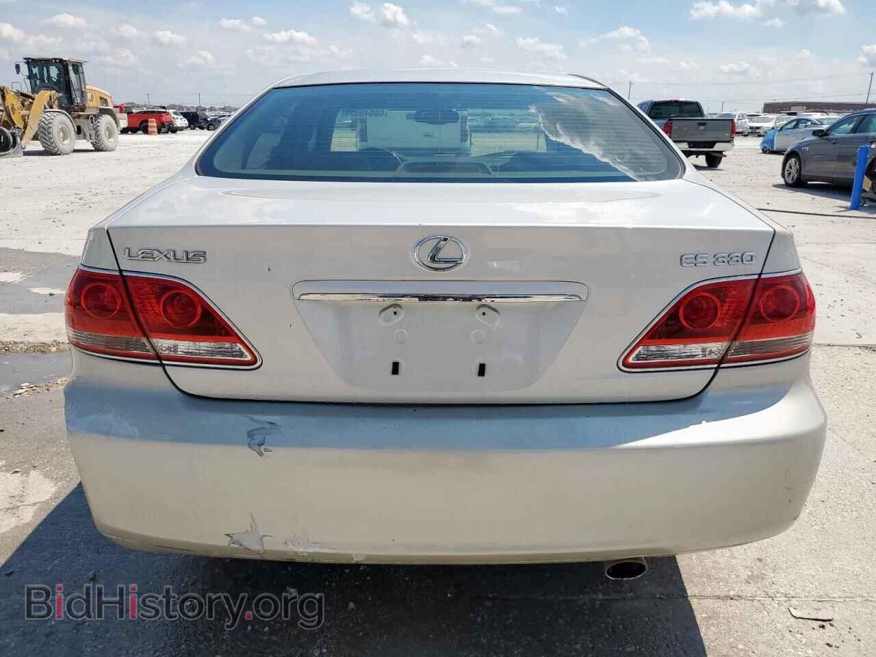 2005 LEXUS ES330 - VIN: JTHBA30G555108756 - Фото 6
