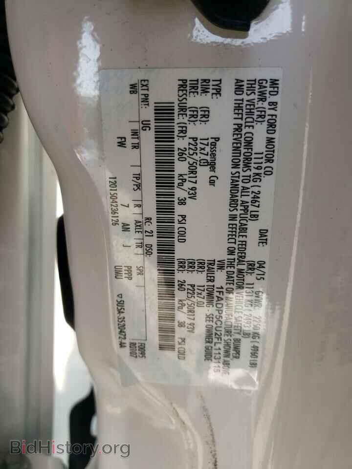 2015 FORD CMAX - VIN: 1FADP5CU2FL113115 - Фото 13