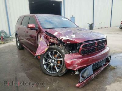 2017 Dodge DURANGO Durango GT, maroon — VIN 1C4RDHDG3HC660769, Copart