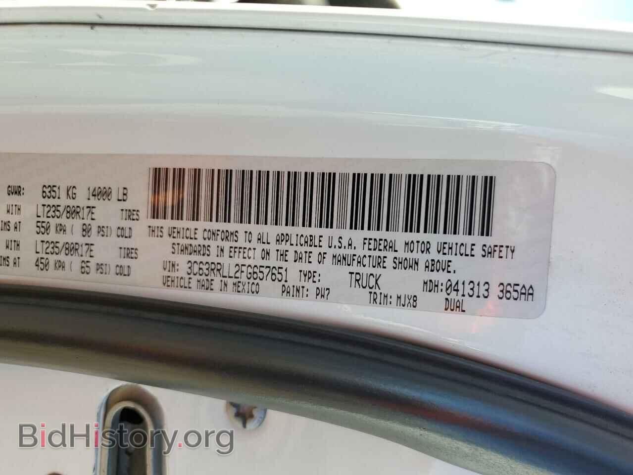 2015 RAM All Models - VIN: 3C63RRLL2FG657651 - Photo 12