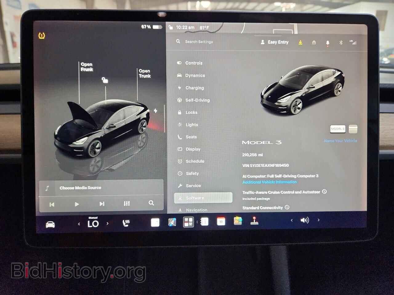 2022 TESLA MODEL 3 - VIN: 5YJ3E1EAXNF189450 - Photo 9