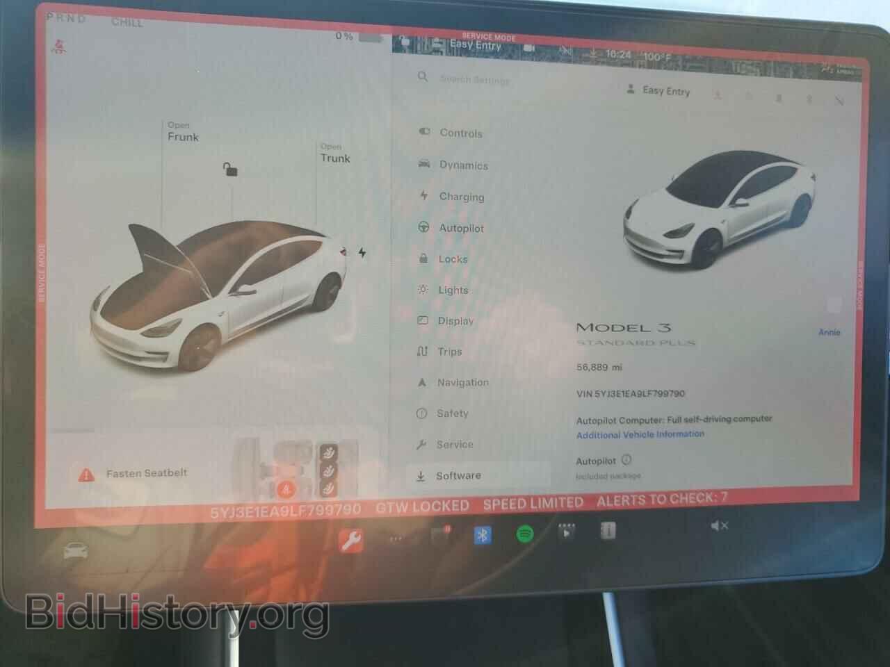 2020 TESLA MODEL 3 - VIN: 5YJ3E1EA9LF799790 - Фото 9