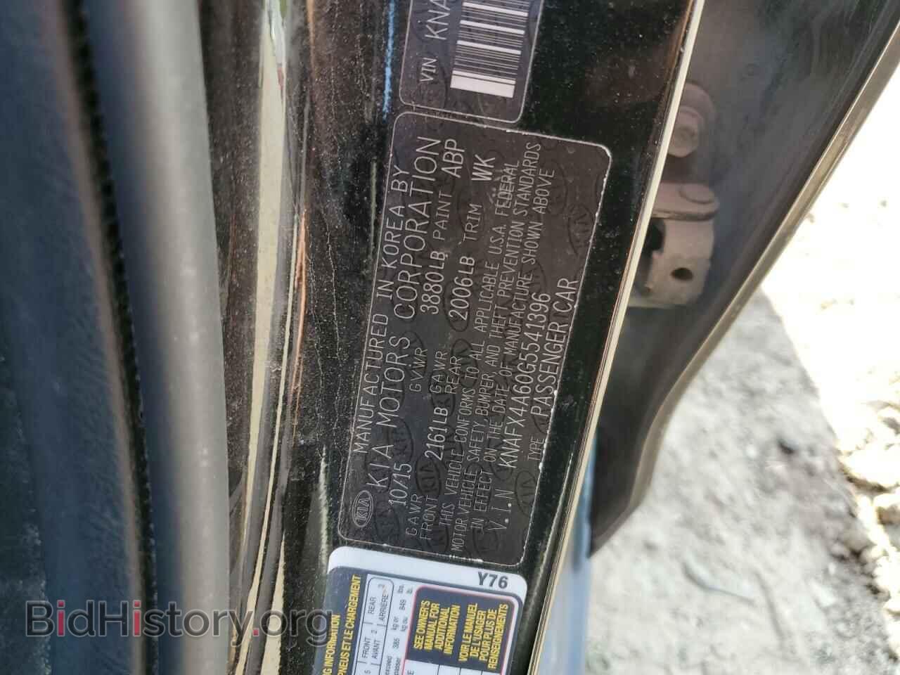 2016 KIA FORTE - VIN: KNAFX4A60G5541396 - Фото 12