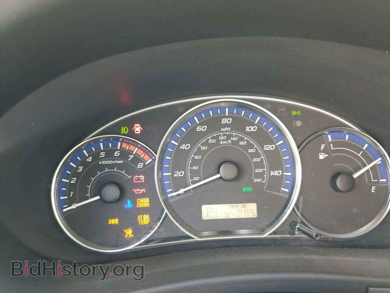 2010 SUBARU FORESTER - VIN: JF2SH6DC5AH738096 - Фото 9