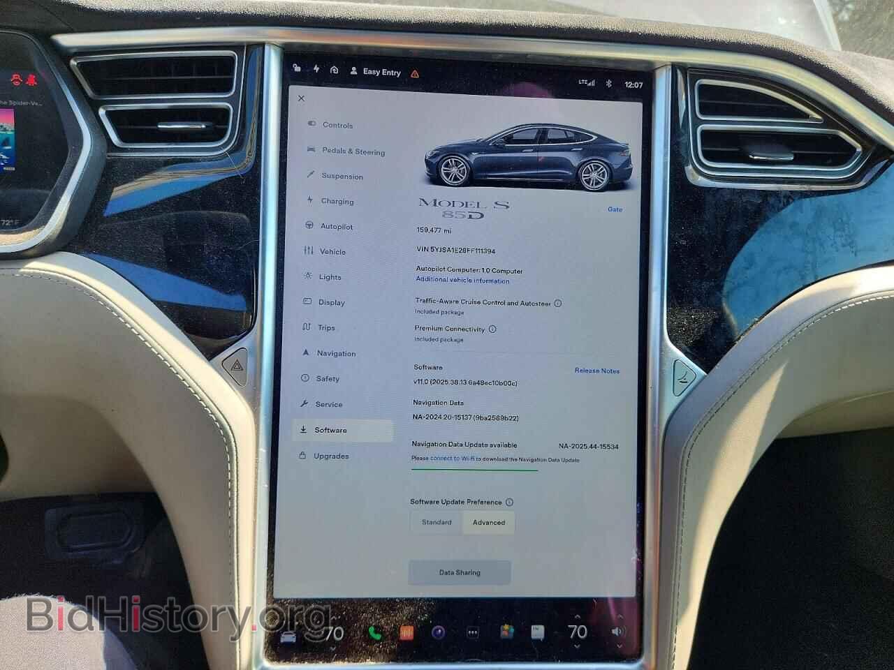 2015 TESLA MODEL S - VIN: 5YJSA1E28FF111394 - Photo 9