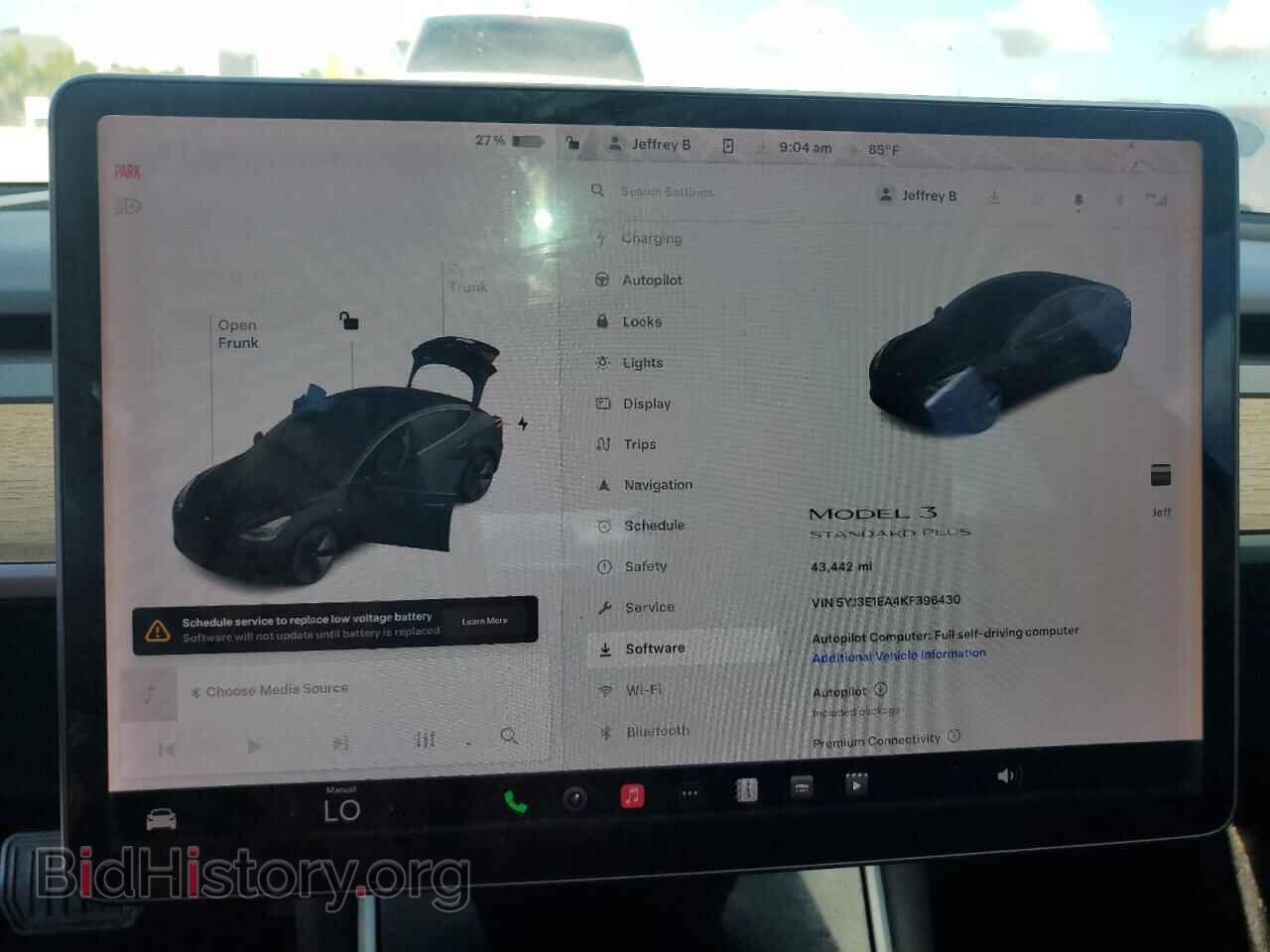 2019 TESLA MODEL 3 - VIN: 5YJ3E1EA4KF396430 - Фото 9