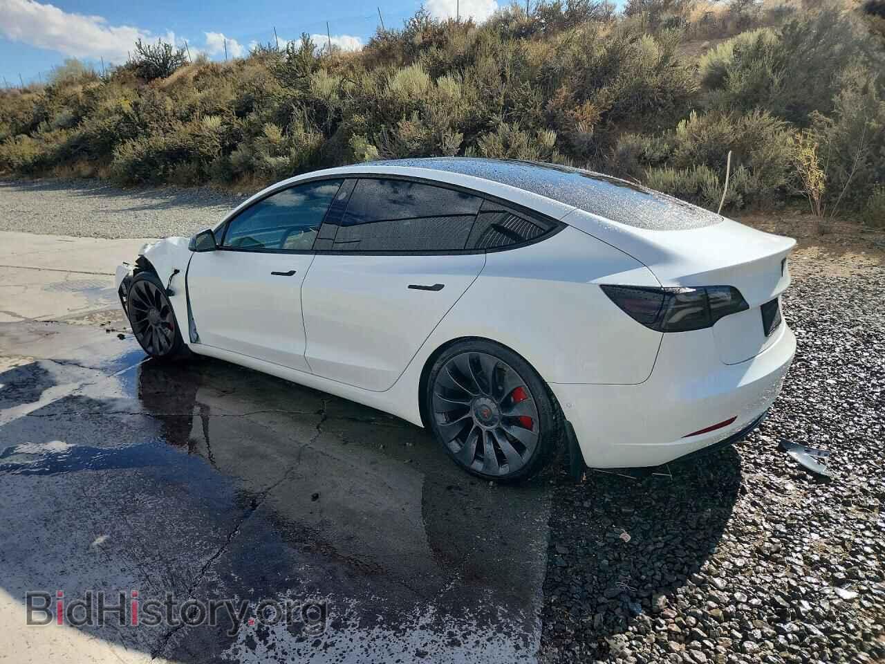 2022 TESLA MODEL 3 - VIN: 5YJ3E1EC6NF295380 - Фото 2