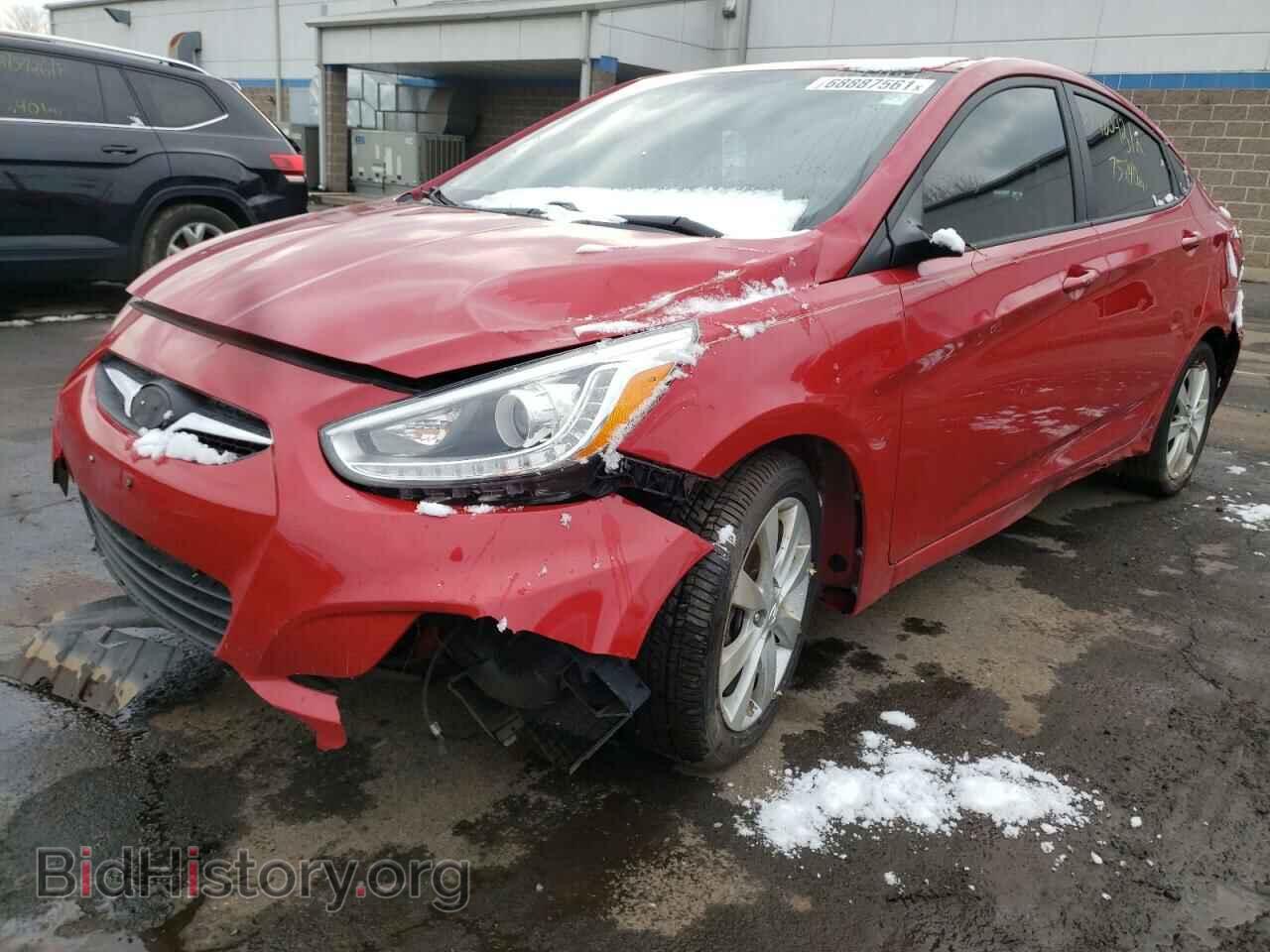 2014 HYUNDAI ACCENT - VIN: KMHCU4AE7EU618575 - Фото 2
