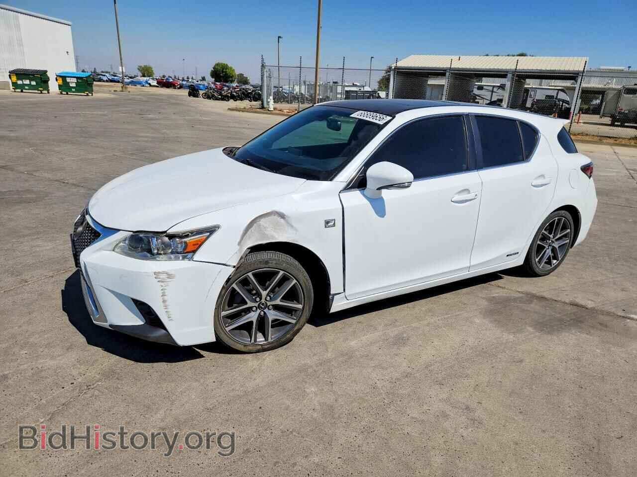 Фотография JTHKD5BH3G2268728 - LEXUS CT 200 2016