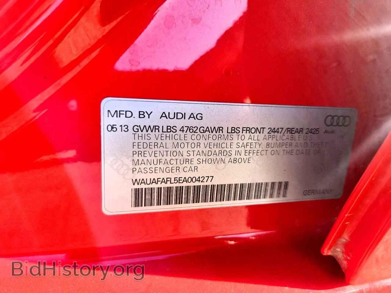 2014 AUDI A4 - VIN: WAUAFAFL5EA004277 - Photo 12