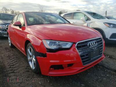 2015 Audi A3 A3 Premium, красный — VIN WAUACGFF2F1011341, Copart