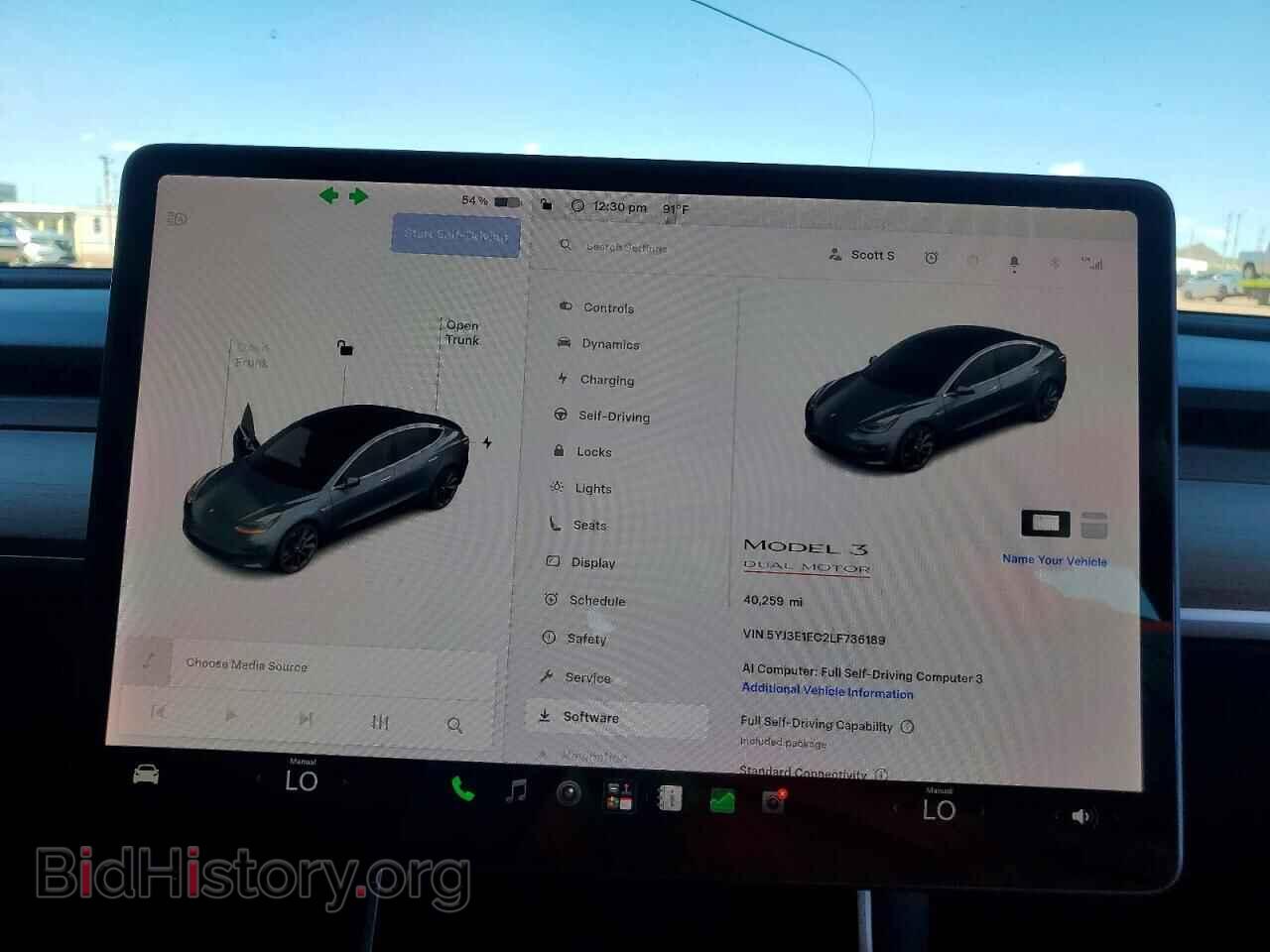 2020 TESLA MODEL 3 - VIN: 5YJ3E1EC2LF736189 - Фото 9