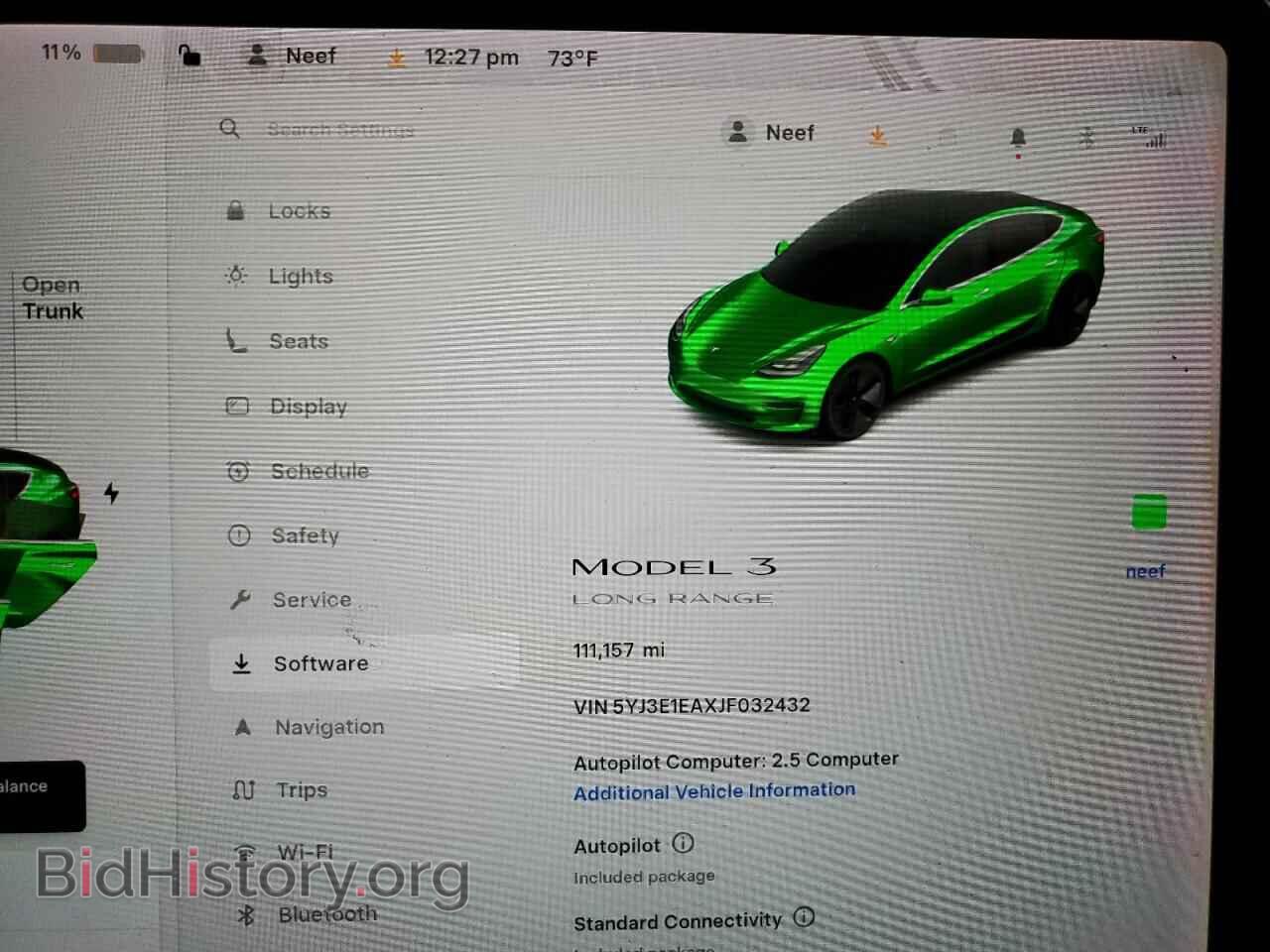 2018 TESLA MODEL 3 - VIN: 5YJ3E1EAXJF032432 - Фото 9