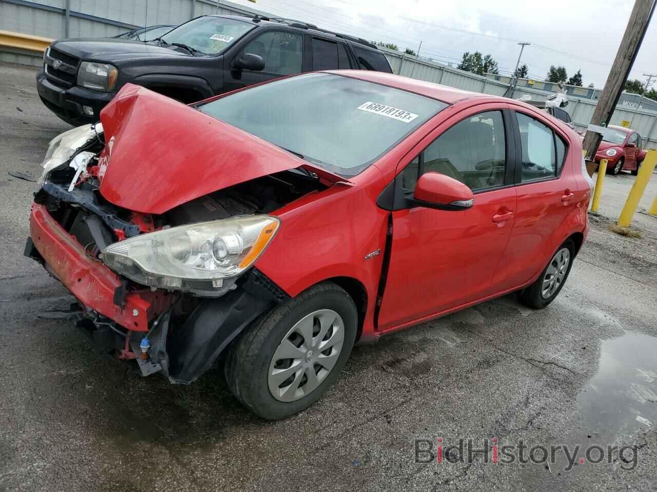 Photo JTDKDTB3XE1081712 - TOYOTA PRIUS 2014