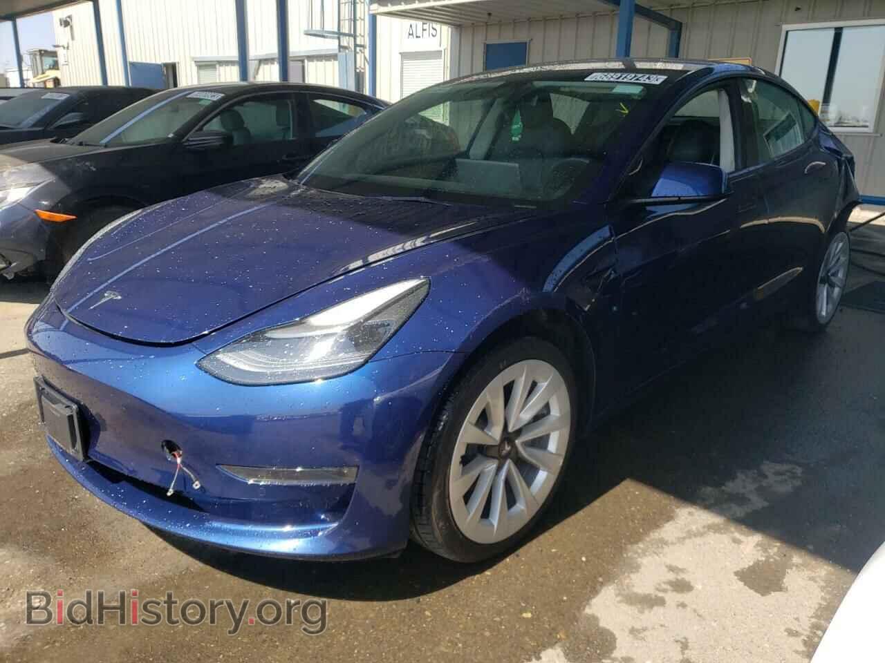 Photo 5YJ3E1EAXNF144332 - TESLA MODEL 3 2022