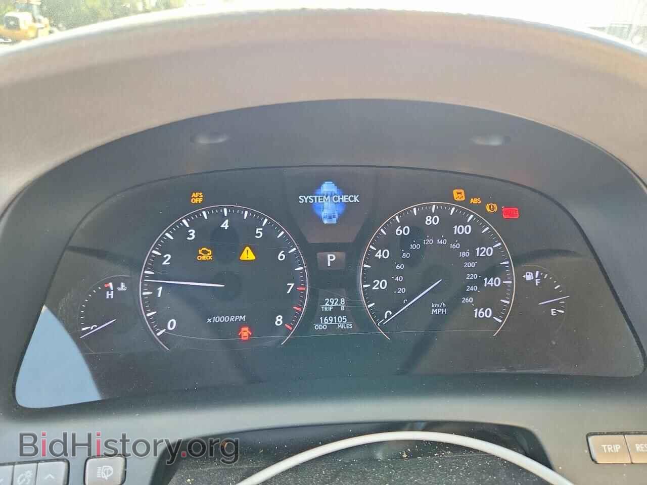 2007 LEXUS LS460 - VIN: JTHBL46F975013778 - Фото 9