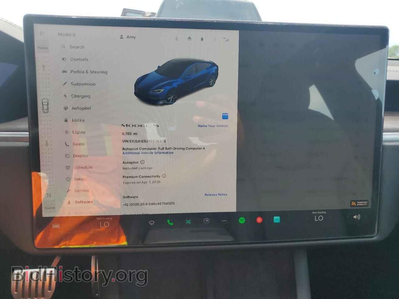2024 TESLA MODEL S - VIN: 5YJSA1E53RF535872 - Фото 9