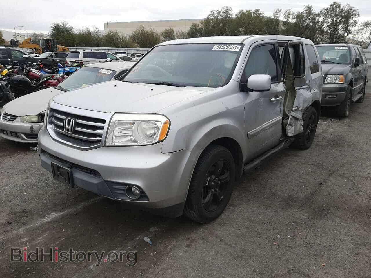 2012 HONDA PILOT - VIN: 5FNYF3H44CB021725 - Фото 2