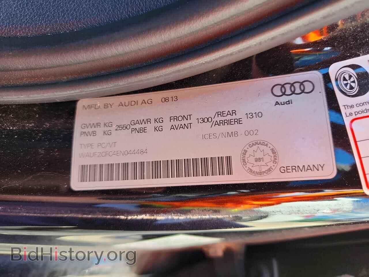 2014 AUDI S6/RS6 - VIN: WAUF2CFC4EN044484 - Photo 12