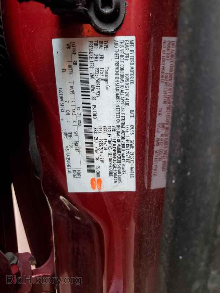 2016 FORD CMAX - VIN: 1FADP5BU3GL100425 - Фото 13
