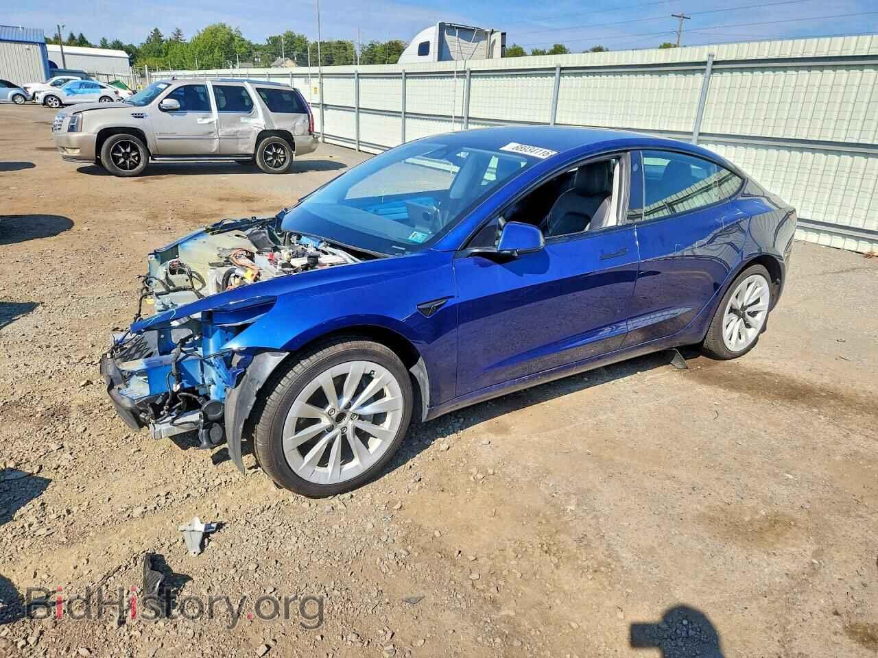 Photo 5YJ3E1EA1NF190843 - TESLA MODEL 3 2022