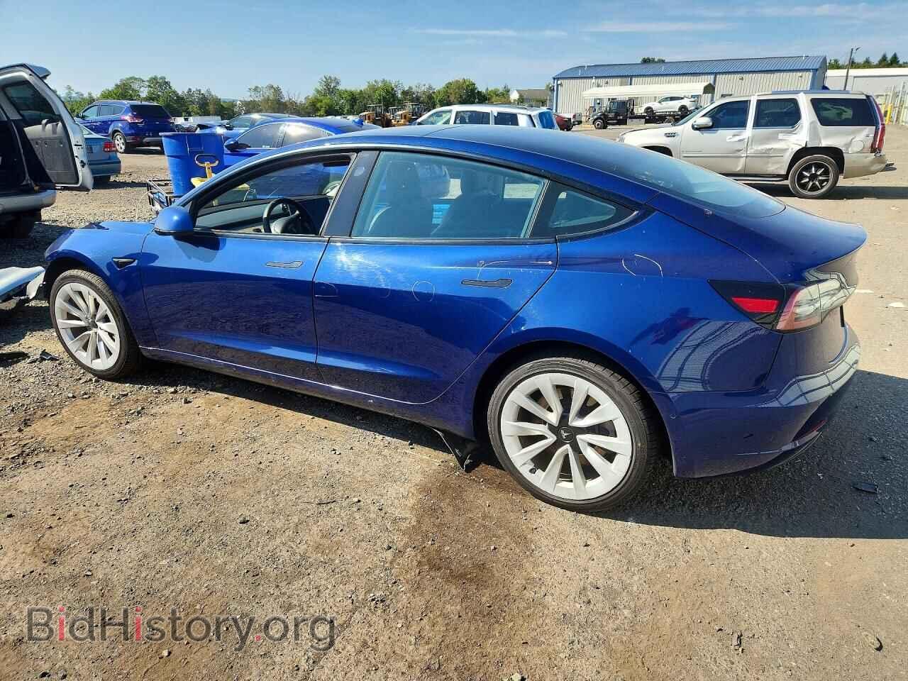 2022 TESLA MODEL 3 - VIN: 5YJ3E1EA1NF190843 - Фото 2