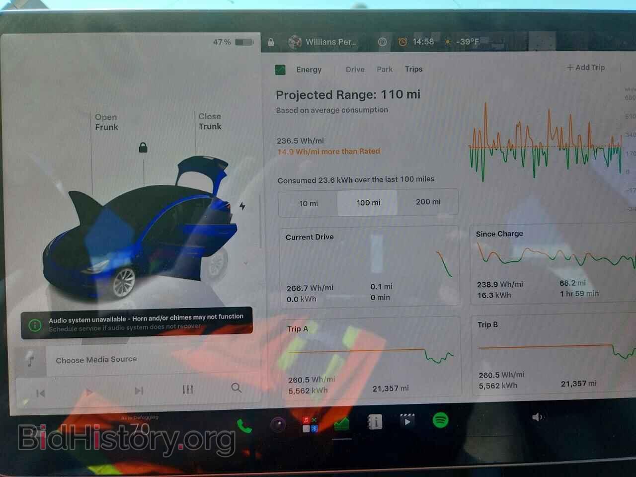 2022 TESLA MODEL 3 - VIN: 5YJ3E1EA1NF190843 - Фото 9