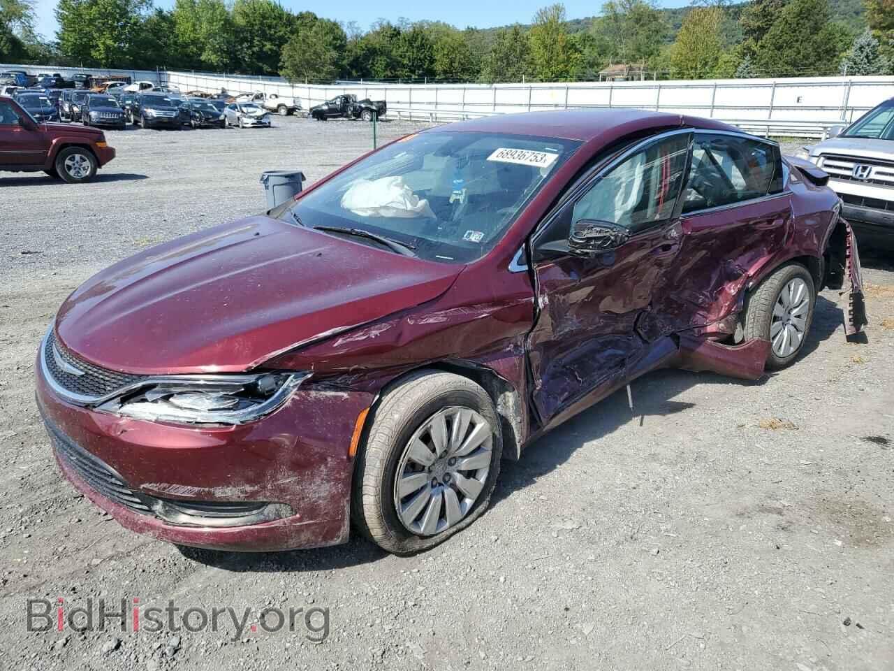 Фотография 1C3CCCFB8GN121682 - CHRYSLER 200 2016