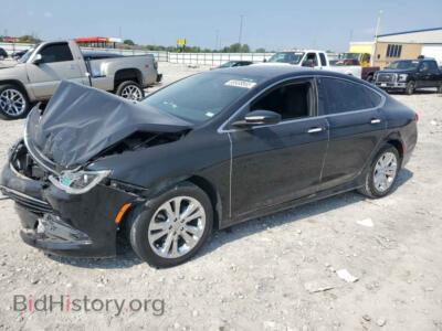 2016 Chrysler 200 Limited, черный — VIN 1C3CCCAB2GN128862, Copart