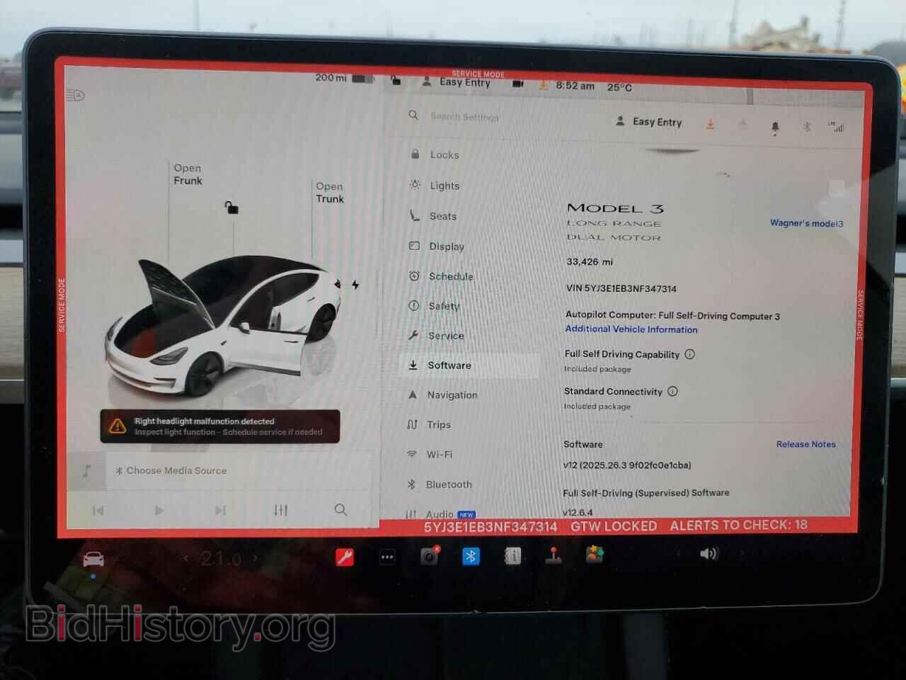 2022 TESLA MODEL 3 - VIN: 5YJ3E1EB3NF347314 - Photo 9