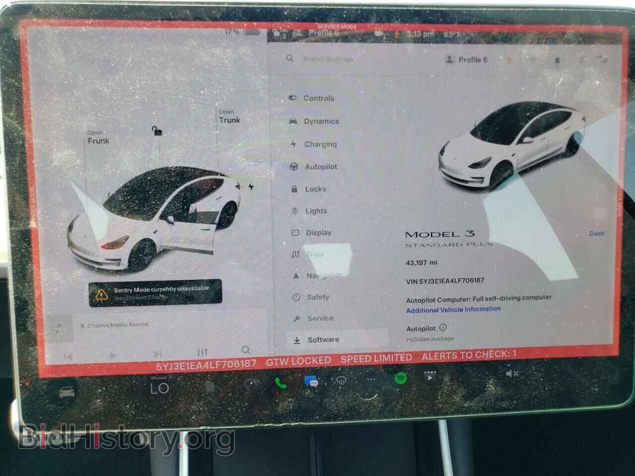 2020 TESLA MODEL 3 - VIN: 5YJ3E1EA4LF706187 - Фото 9