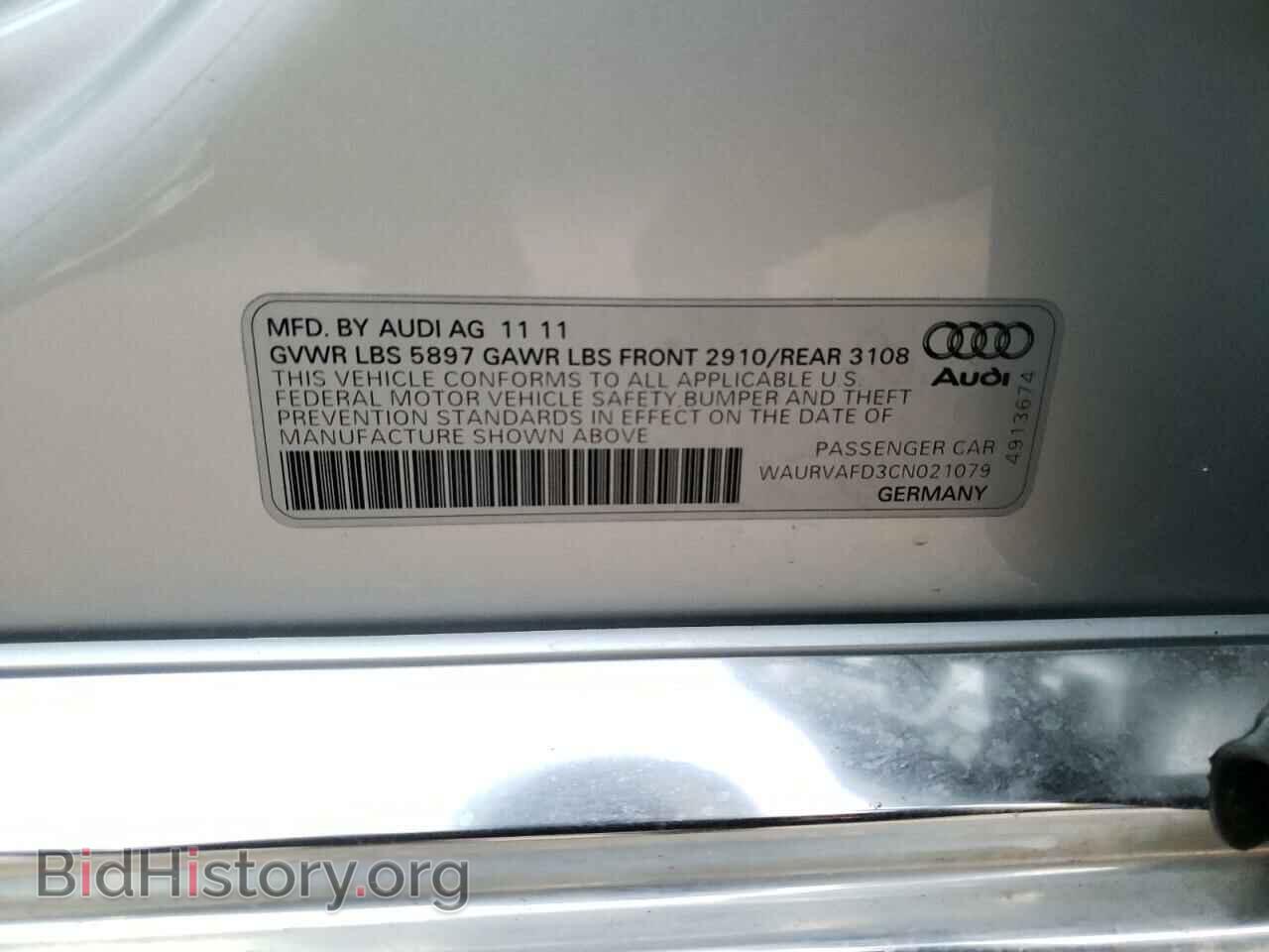 2012 AUDI A8 - VIN: WAURVAFD3CN021079 - Photo 12