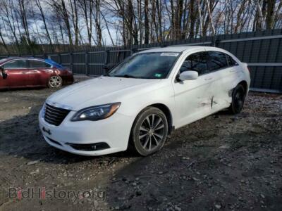 2013 Chrysler 200 200 TOURIN, white — VIN 1C3CCBBG2DN720343, Copart