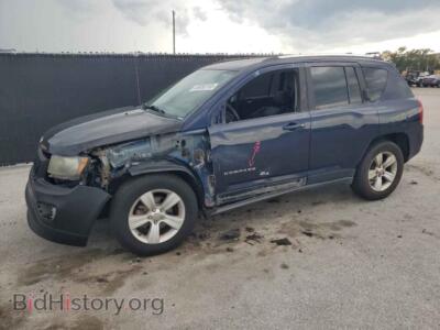 2014 Jeep COMPASS Latitude, синий — VIN 1C4NJDEB3ED706688, Copart