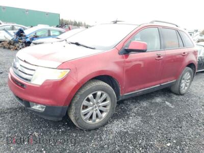 2008 Ford EDGE Edge SEL, бордовый — VIN 2FMDK48C08BB23823, Copart