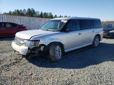 2014 Ford FLEX Flex SE, серебристый — VIN 2FMGK5B85EBD32476, Copart