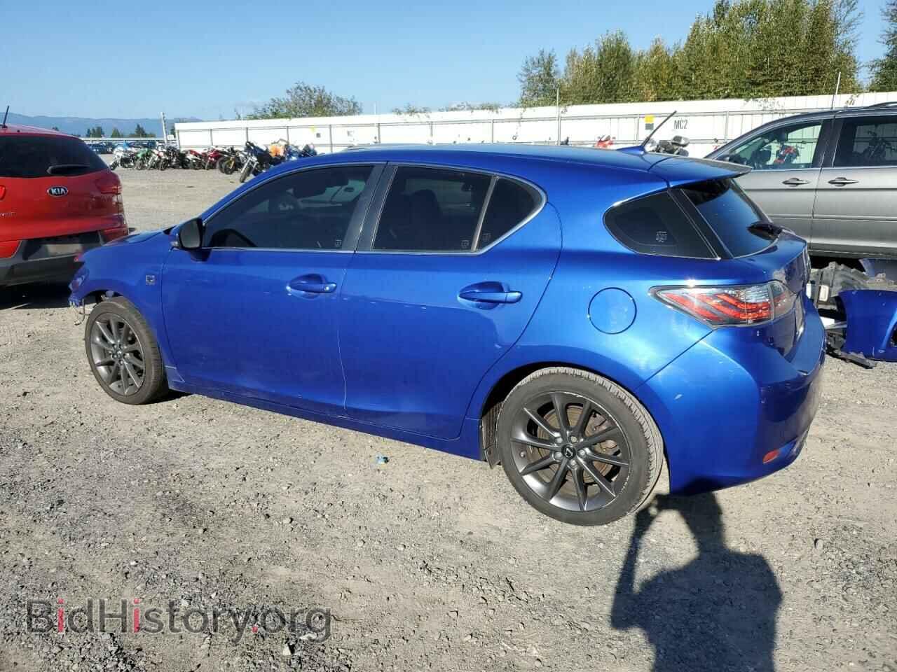2012 LEXUS CT 200 - VIN: JTHKD5BH4C2073229 - Фото 2