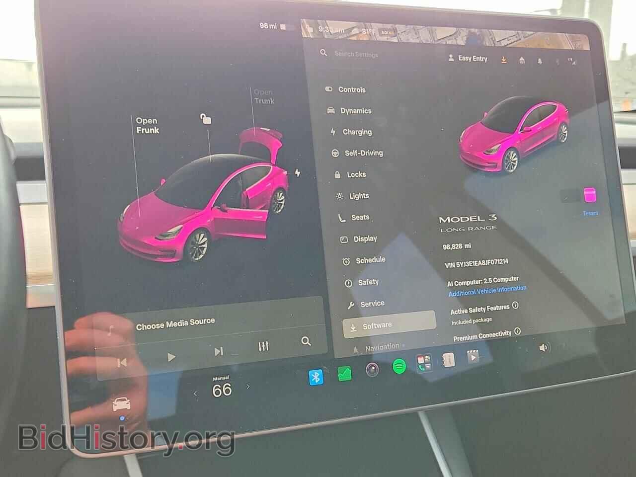 2018 TESLA MODEL 3 - VIN: 5YJ3E1EA8JF071214 - Фото 9