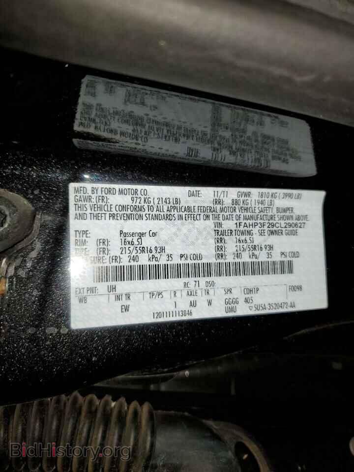 2012 FORD FOCUS - VIN: 1FAHP3F29CL290627 - Фото 13